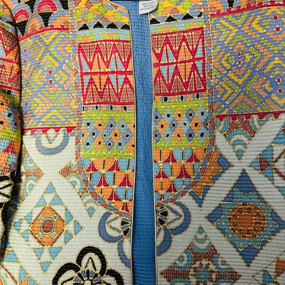 Vintage Mary MCFADDEN Couture 100% Silk Printed Jacket S - Picture 10 of 10